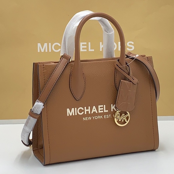 MICHAEL KORS Mirella Small Shopper TZ XBody Pebbled Leather Crossbody
Luggage - Picture 4 of 16